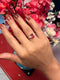 Anel Prata 925 Formatura Rosa Pink Zircônia Feminino