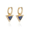 Brinco Argola Lina com Zircônias Gold 18K