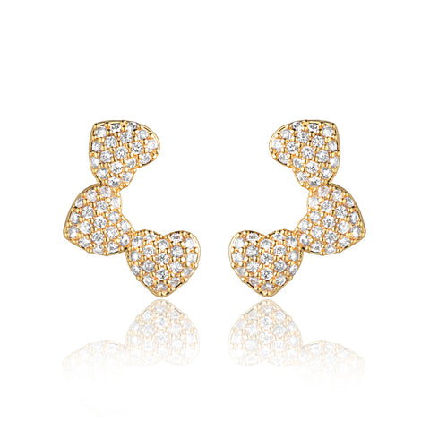 Brinco Ear Cuff Sophia Gold 18K