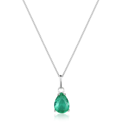Colar em Gota Prata Lola com Zircônia Fusion