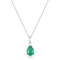 Colar em Gota Prata Lola com Zircônia Fusion