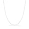 Choker em Prata 0,45mm Corações 38cm