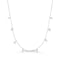Choker em Prata com Ponto de Luz e Triângulos em Zircônia Cristal